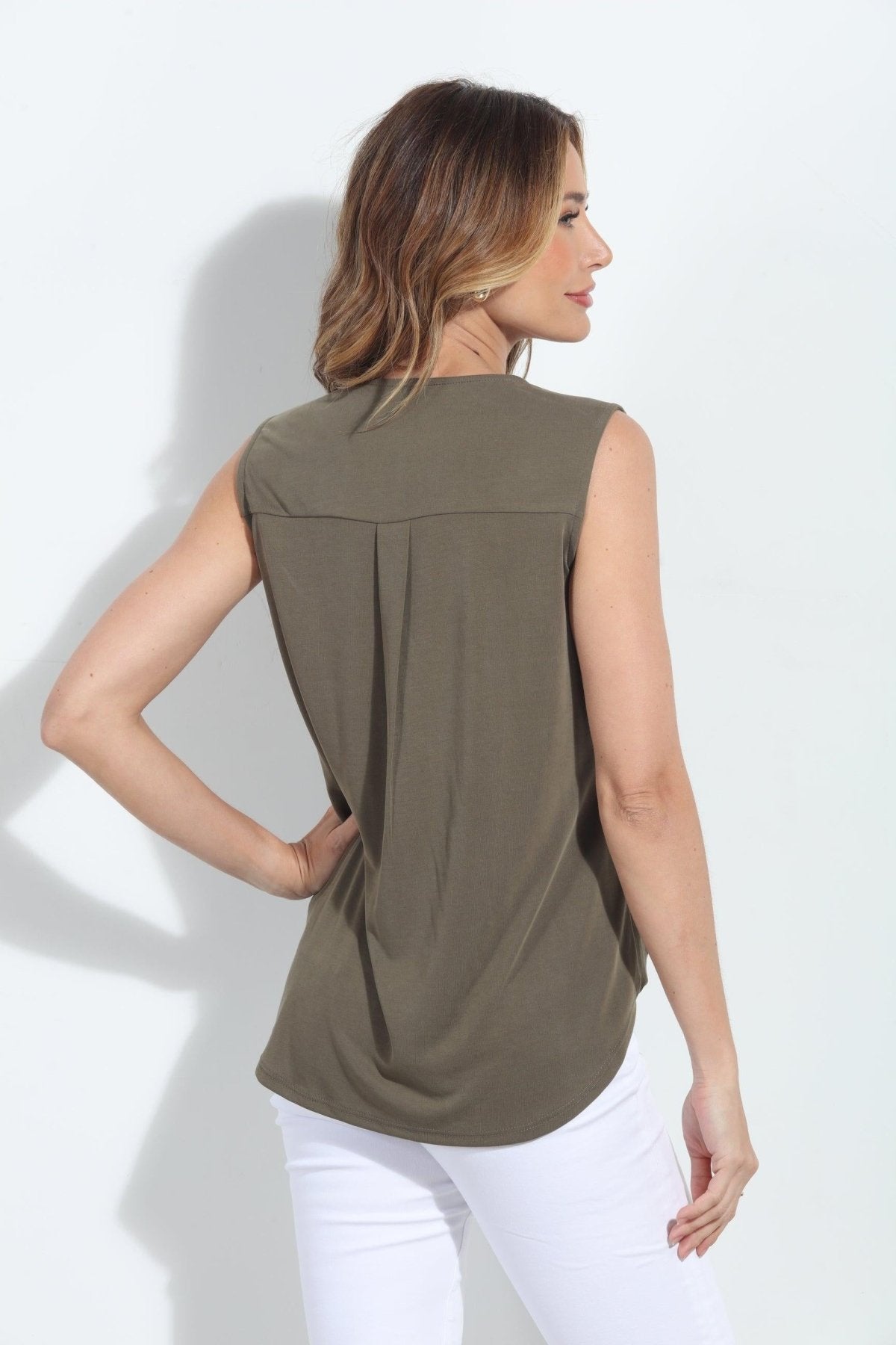 Veronica M Everyday Surplice Tank