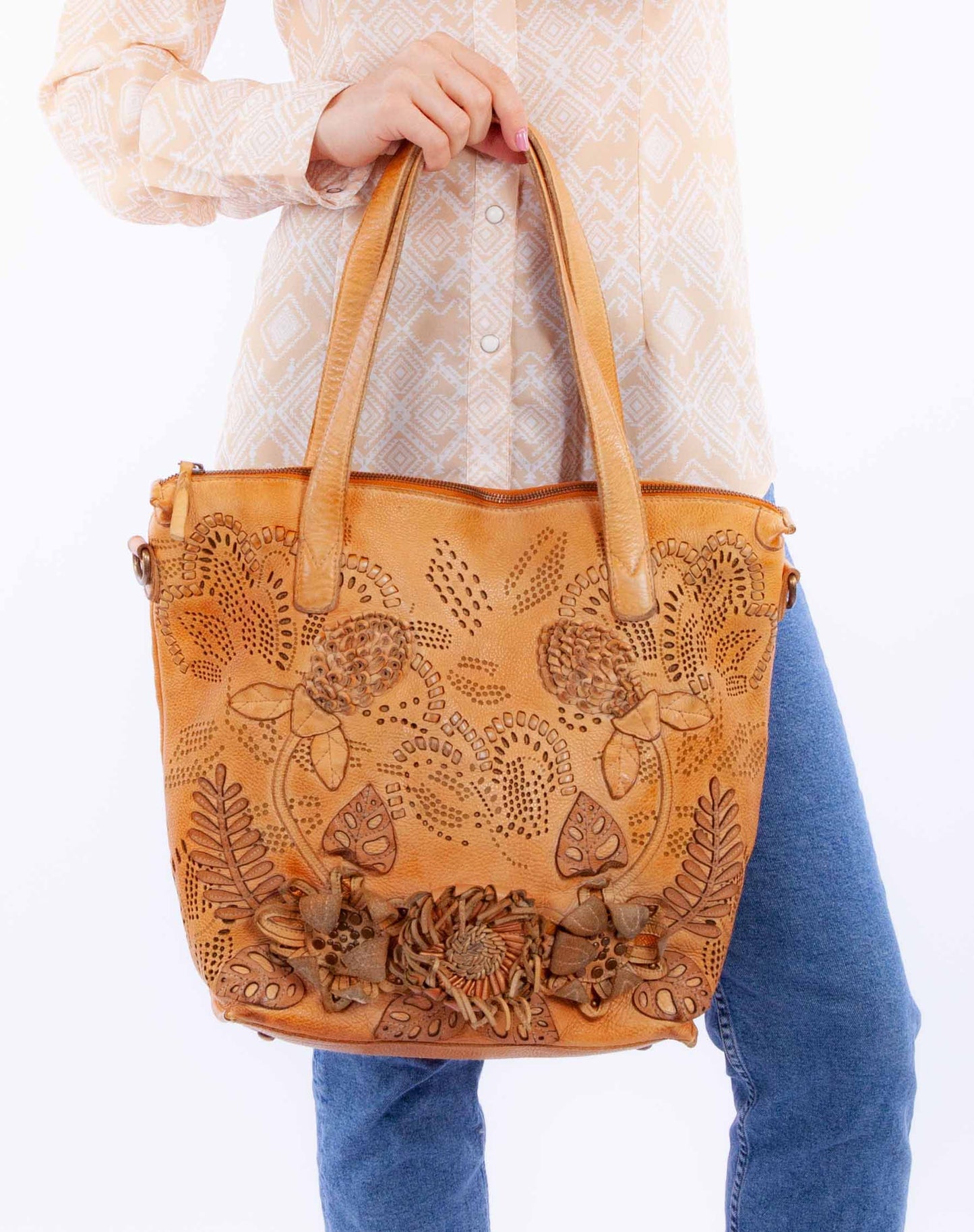 Scully Floral Leather Bag