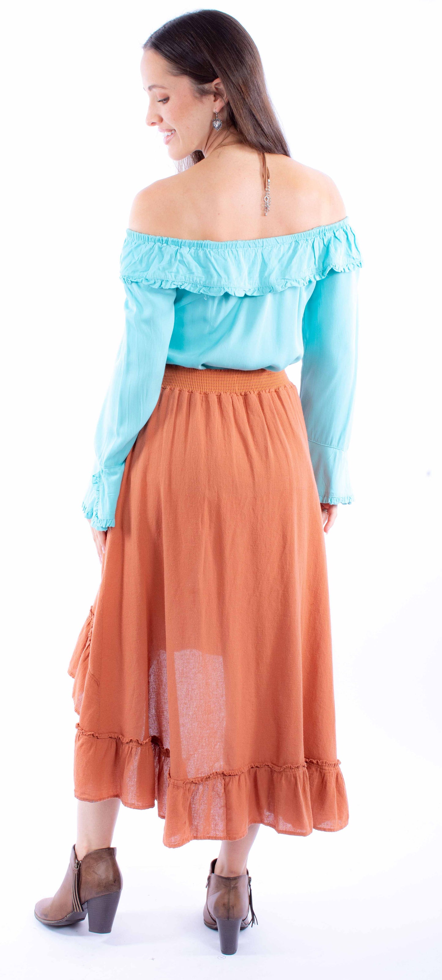 Scully Hi-Lo Ruffle Skirt