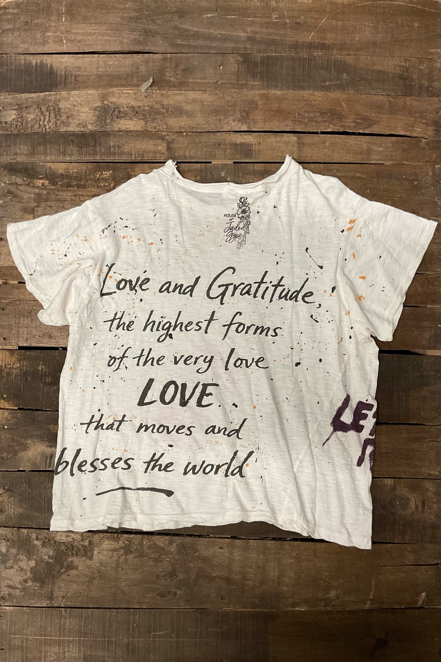 Jaded Gypsy Love Rules Tee