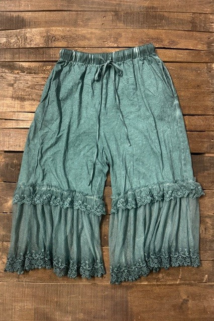 Jaded Gypsy Garden Party Bloomers - Charcoal and Teal