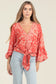 Bohemian Paisley Bell Sleeve Top