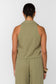 Roselle Sleeveless Linen Blend Button Down