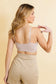 Soft Lace Trim Ribbed Padded Seamless Bralette