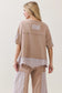 Mineral Washed Eyelet Lace Top