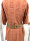 DAIRI Tan Leather Belt with Sterling Silver