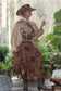 Jaded Gypsy True Romance Skirt - Chocolate