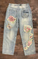 Jaded Gypsy Peace and Love Jeans - Floral Garden