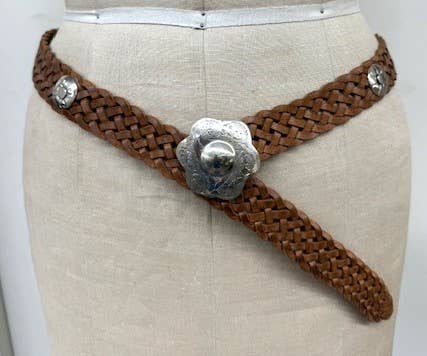 DAIRI Leather Braided Belt