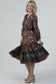 Lola P V-Neck Tiered Maxi Dress