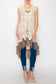 High-Low Crochet Vest With Fringe