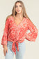 Bohemian Paisley Bell Sleeve Top