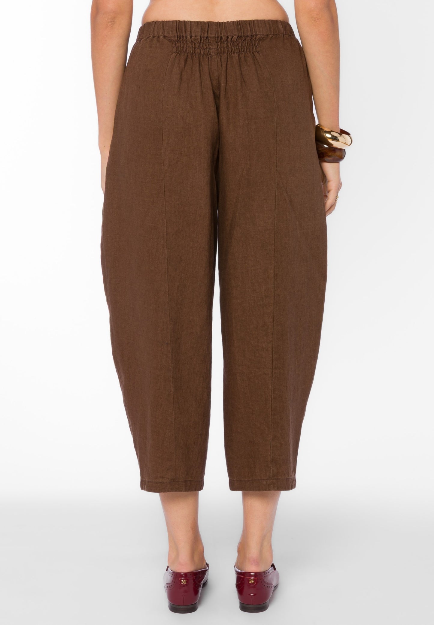 Oriana Tamarind Linen Pants