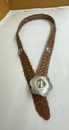 DAIRI Leather Braided Belt