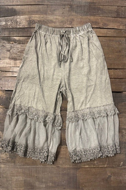 Jaded Gypsy Garden Party Bloomers - Charcoal and Teal