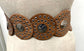 DAIRI Tan Leather Belt with Sterling Silver
