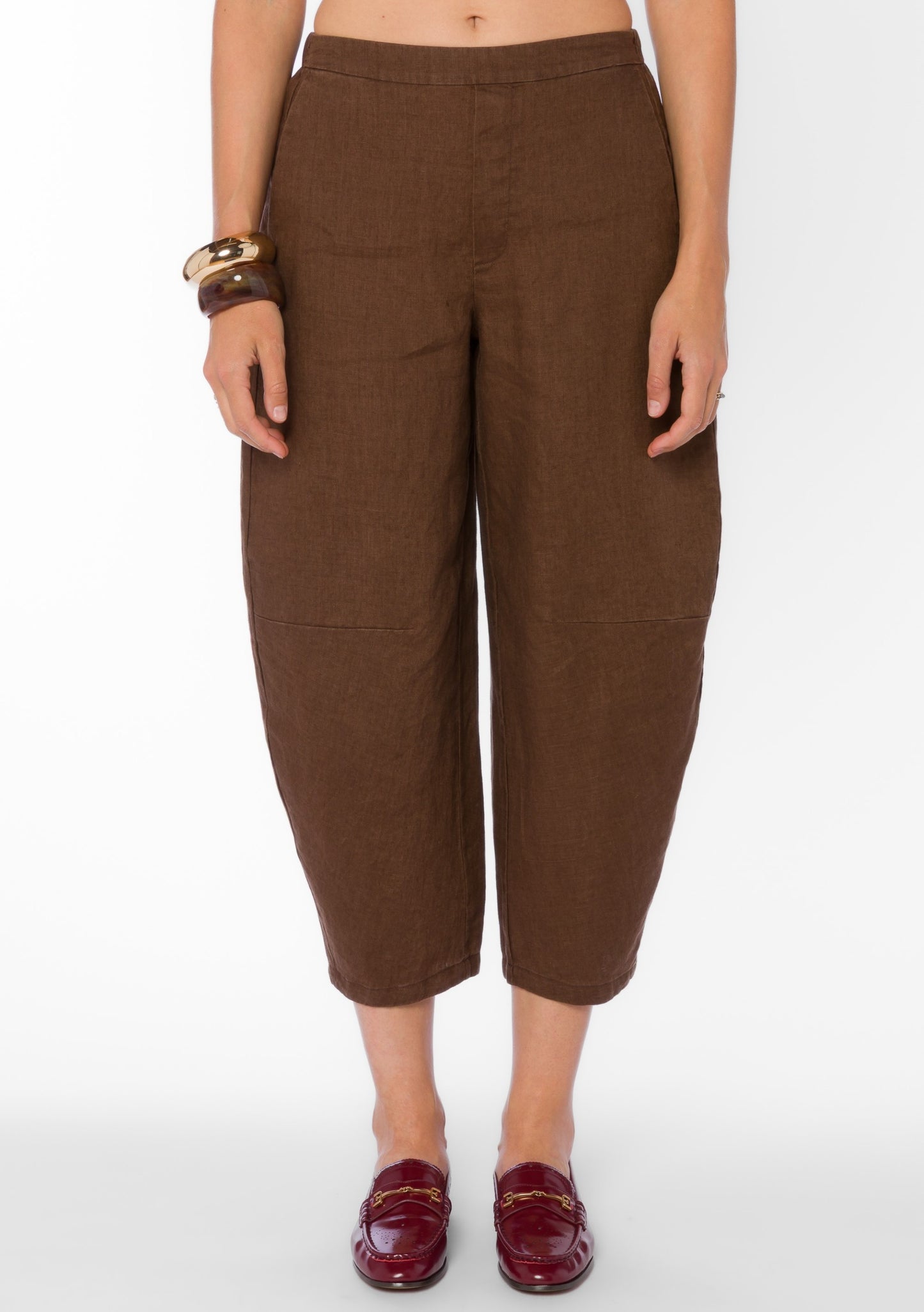 Oriana Tamarind Linen Pants
