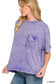 Washed Ribbed Cuffed Sleeve Top - 9 colors