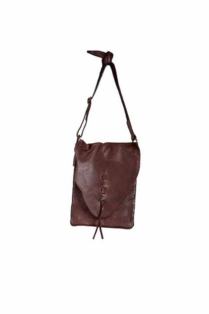 Scully Whip Stitch Leather Handbag