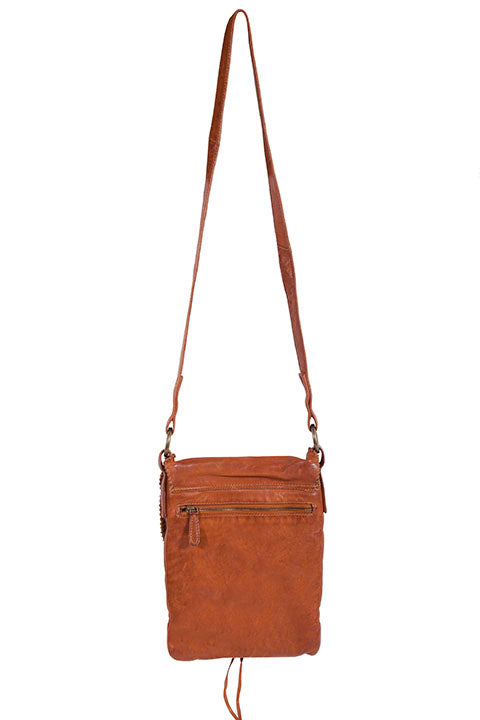 Scully Whip Stitch Leather Handbag
