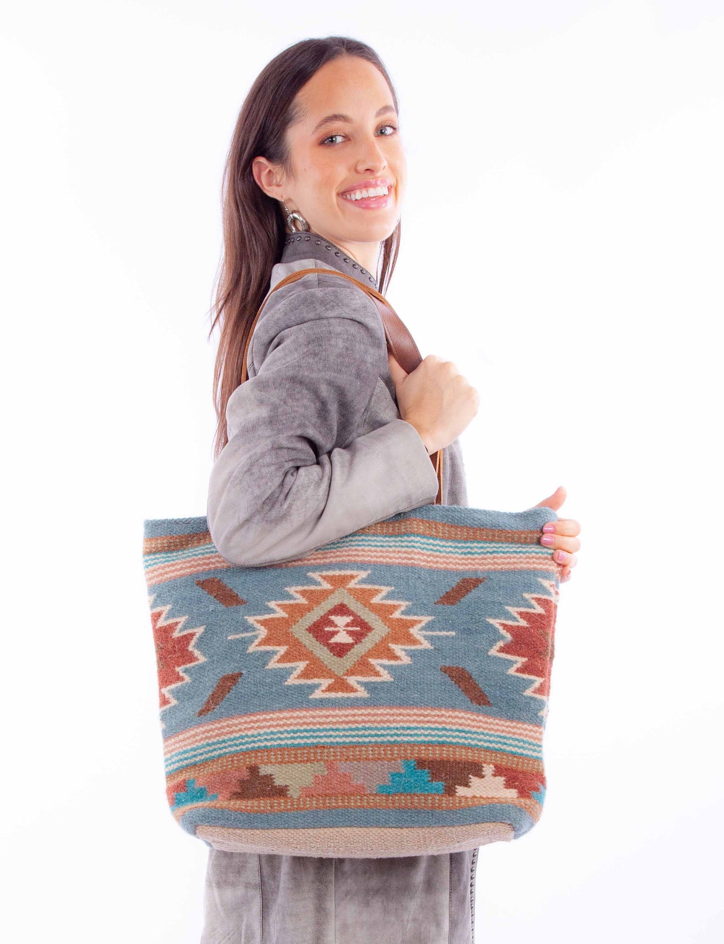 Scully Southwestern Woven Bag