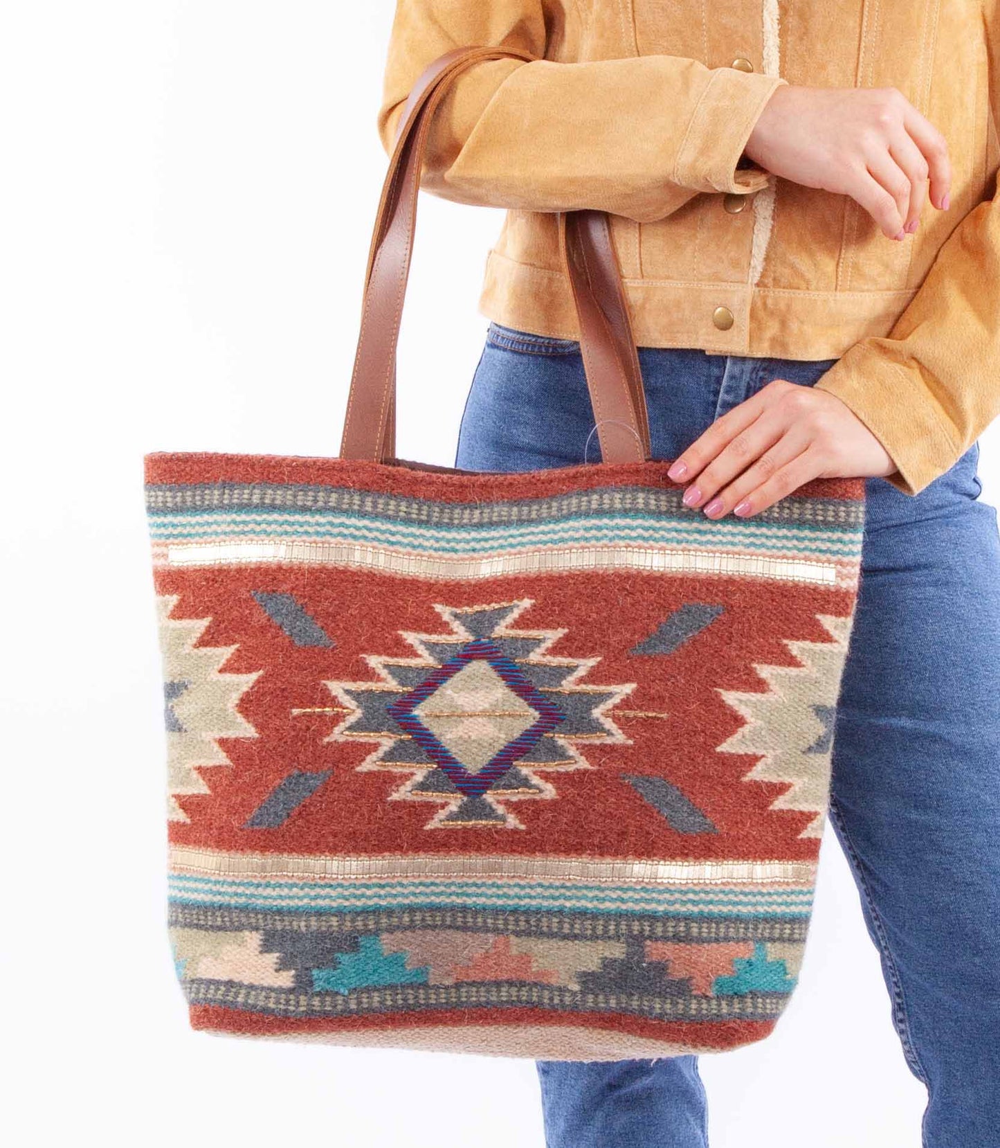 Scully Southwestern Woven Bag