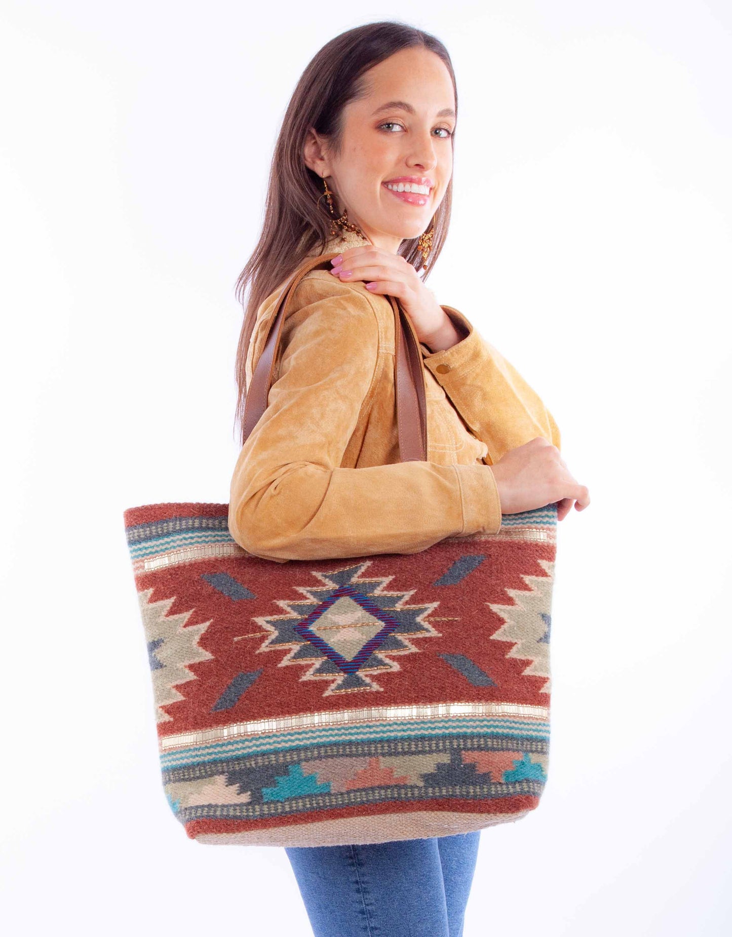 Scully Southwestern Woven Bag