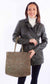 Scully Floral Sage Green Leather Bag