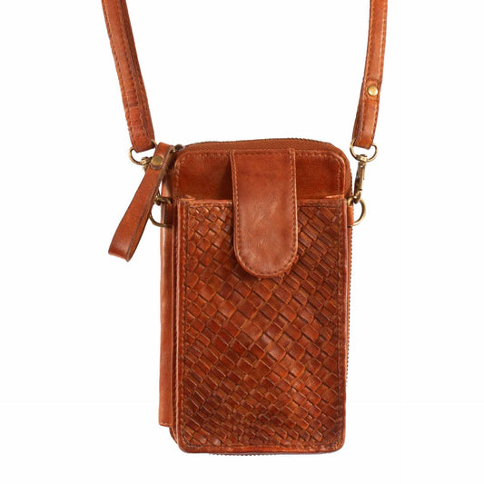 Scully Cognac Compact Bag