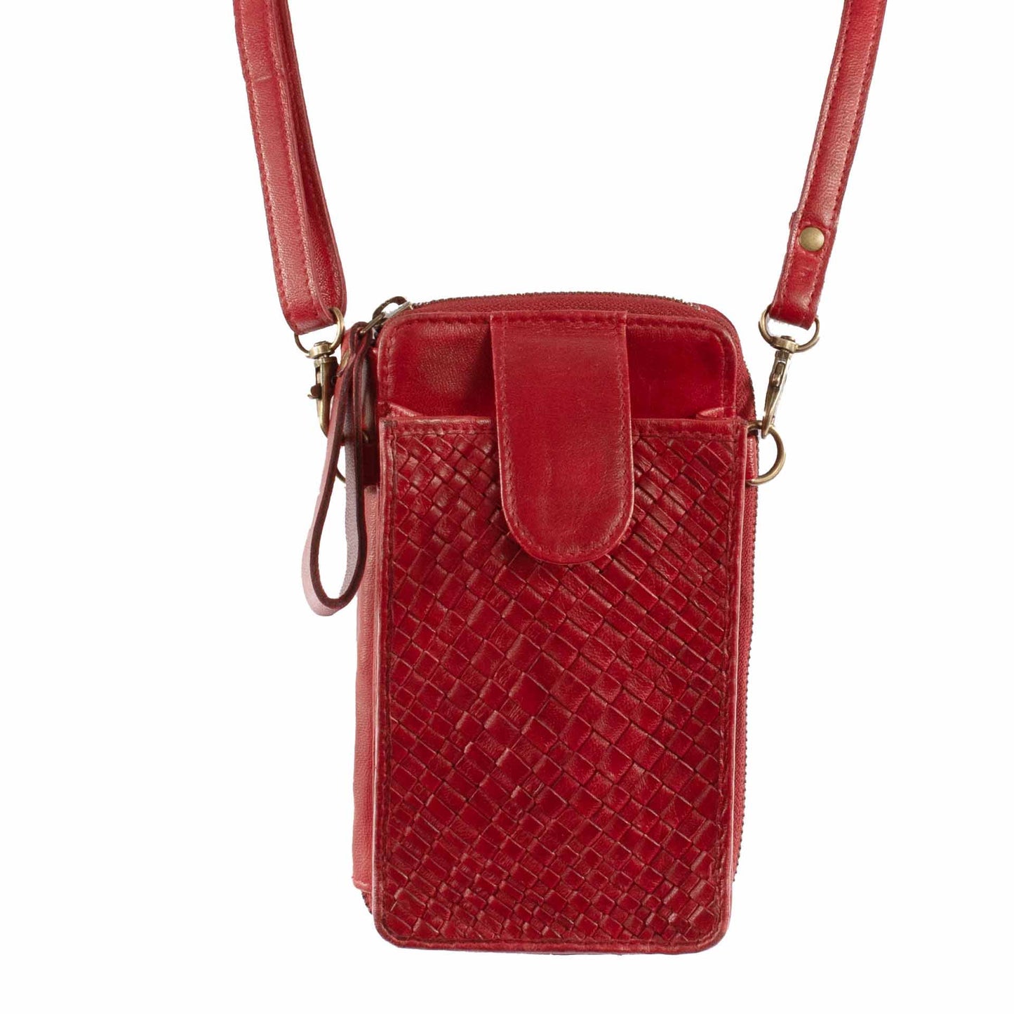 Scully Red Compact Bag