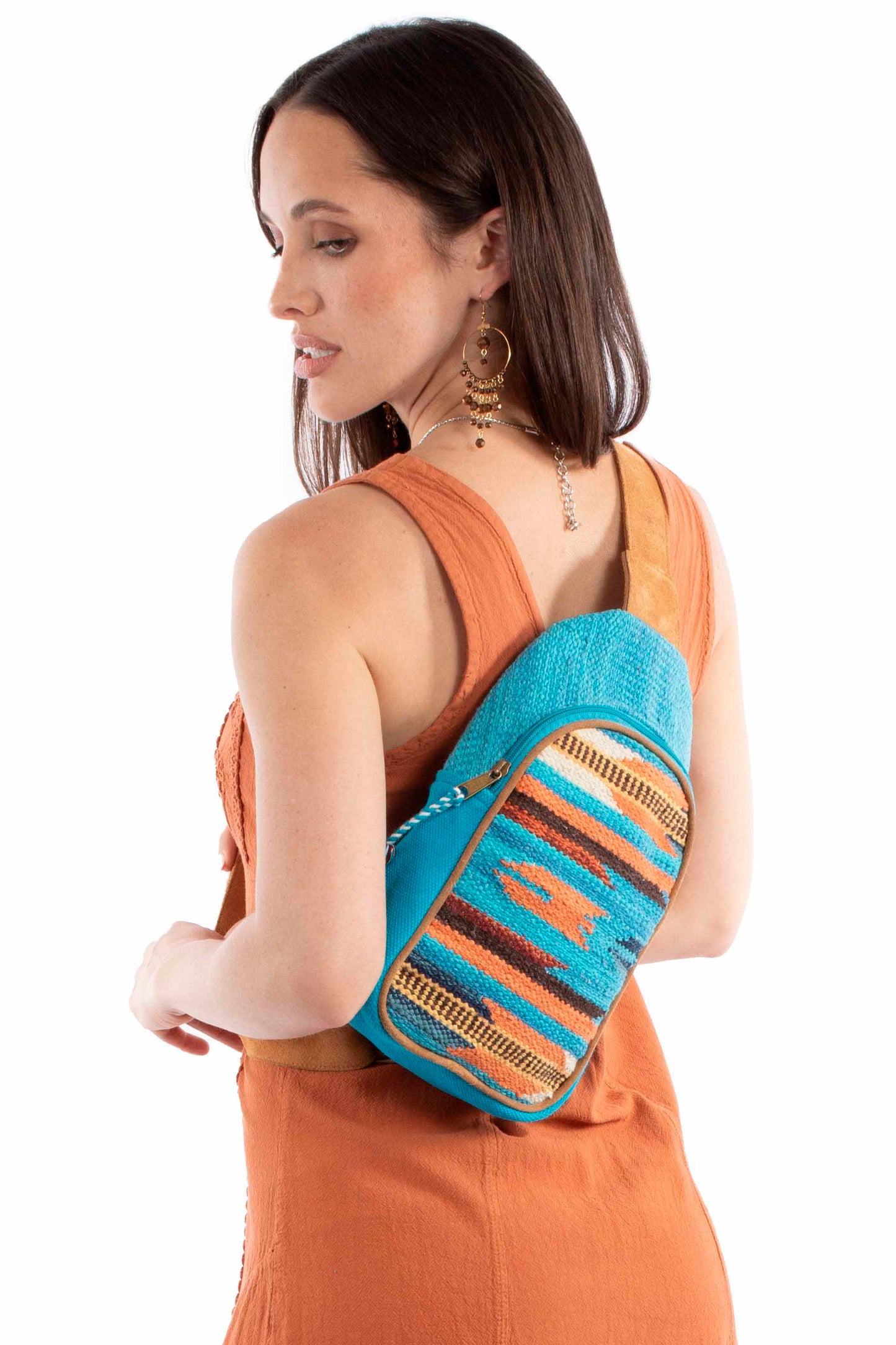 Scully Woven Sling Bag