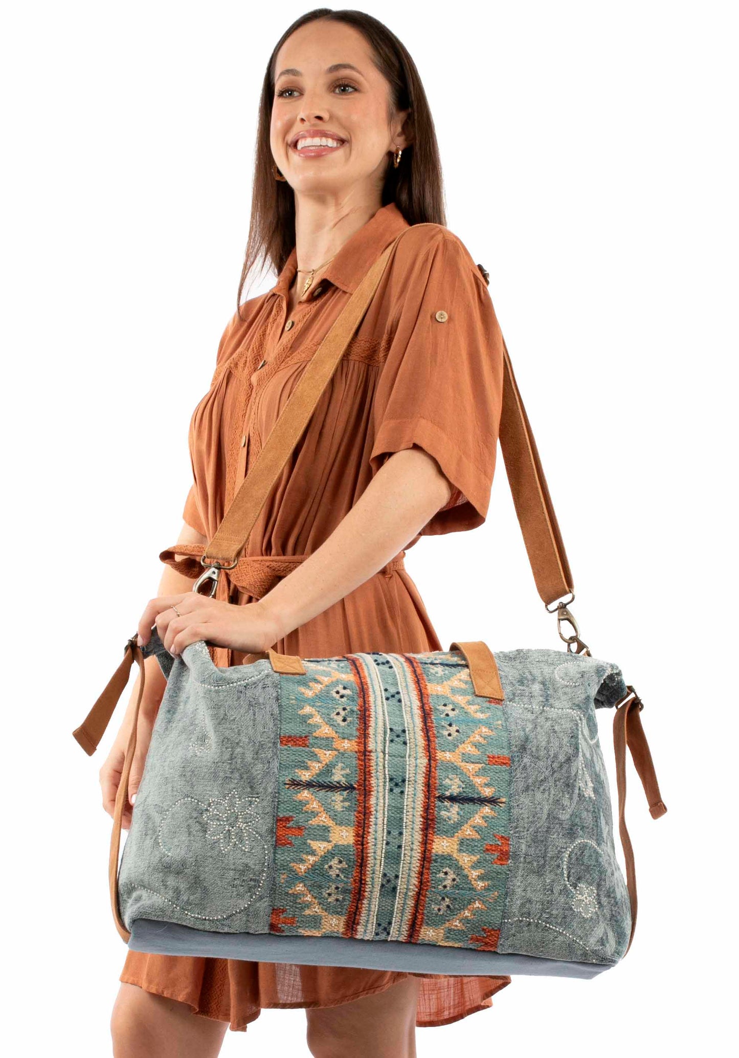 Scully Boho Western Weekender Bag