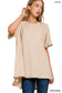 Drop Shoulder Oversized Cotton Tee - 3 colors