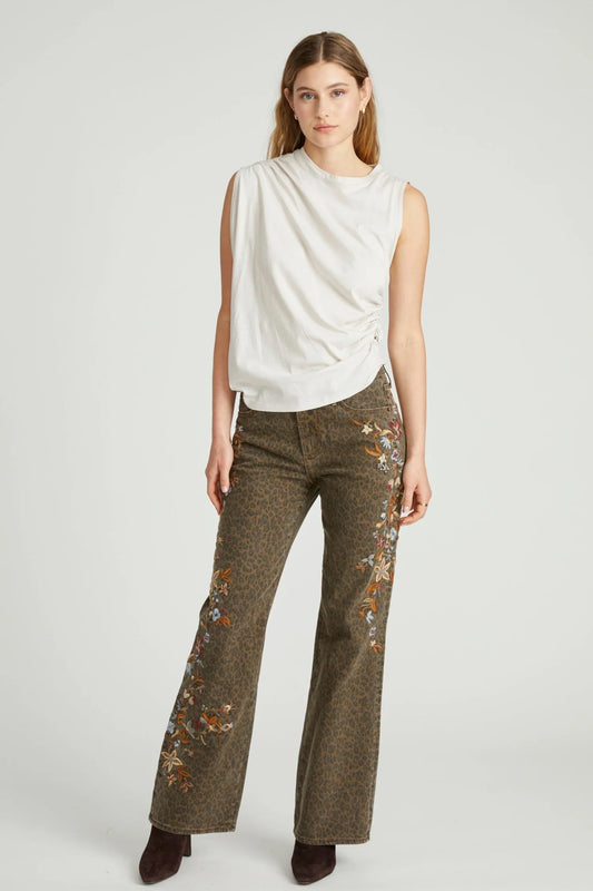 Driftwood Wyatt Boot Cut in Leopard Blossom