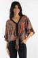 Paisley Floral Print Top