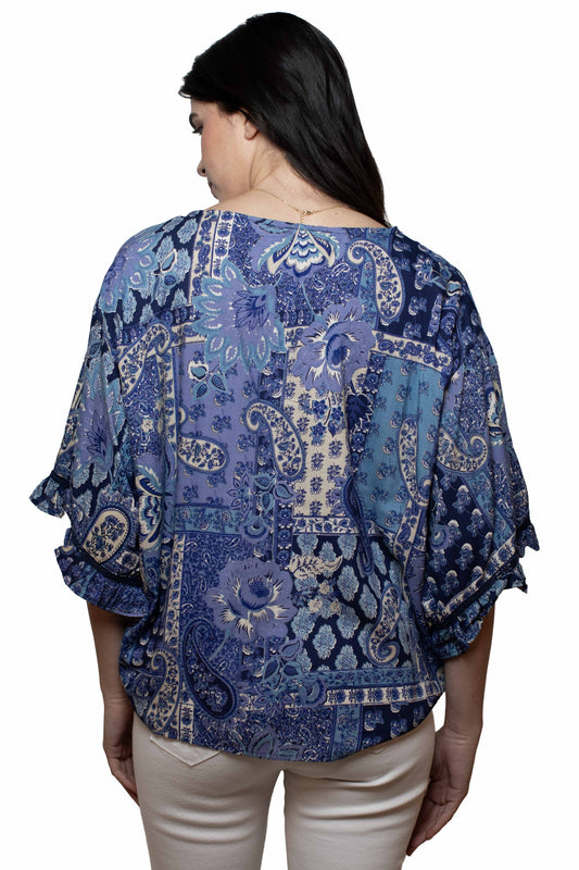 Scully Tie Front Blouse