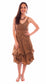 Scully Long Copper Dress