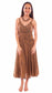 Scully Long Copper Dress