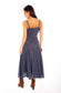 Scully Long Slate Blue Dress