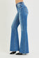 Risen Flare Jeans - Medium Wash