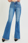 Risen Flare Jeans - Medium Wash