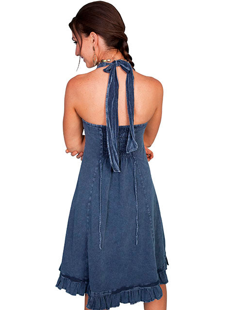 Scully Denim Halter Dress