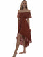 Scully Off Shoulder Hi-Low Dress