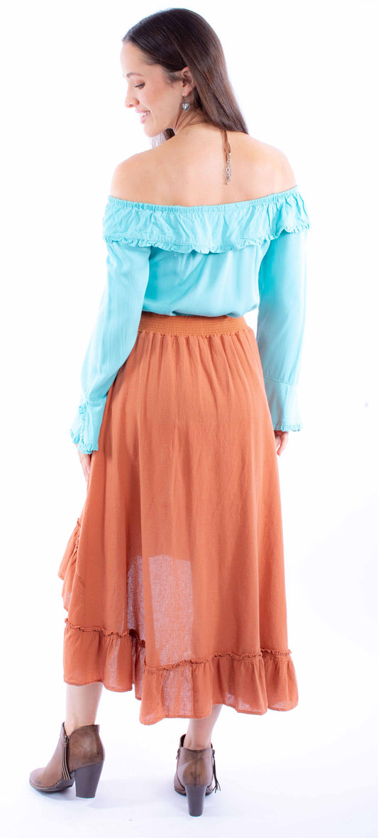 Scully Hi-Lo Ruffle Skirt