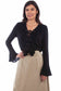 Scully Ruffled Lace Up Top