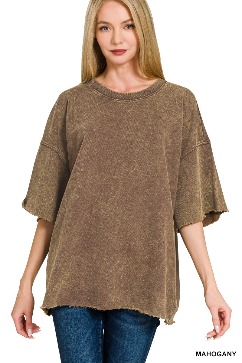 Drop Shoulder Short Sleeve