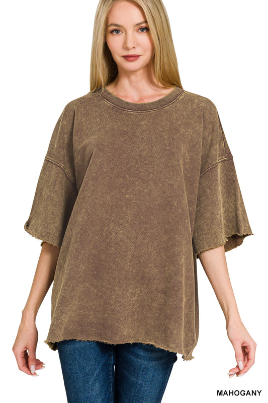 Drop Shoulder Short Sleeve