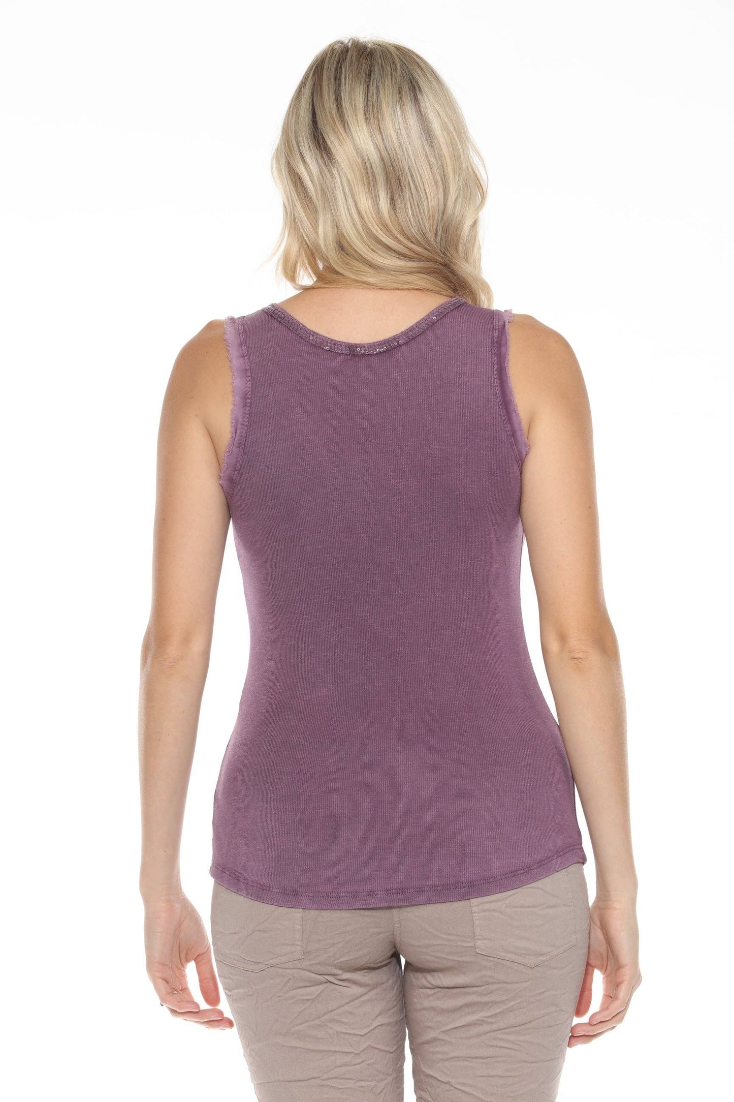 Sequin V-Neck Tank Top - 5 Colors