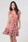 Button Up Ruffle Tank Dress