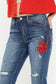 Isla Floral Rose Embroidery